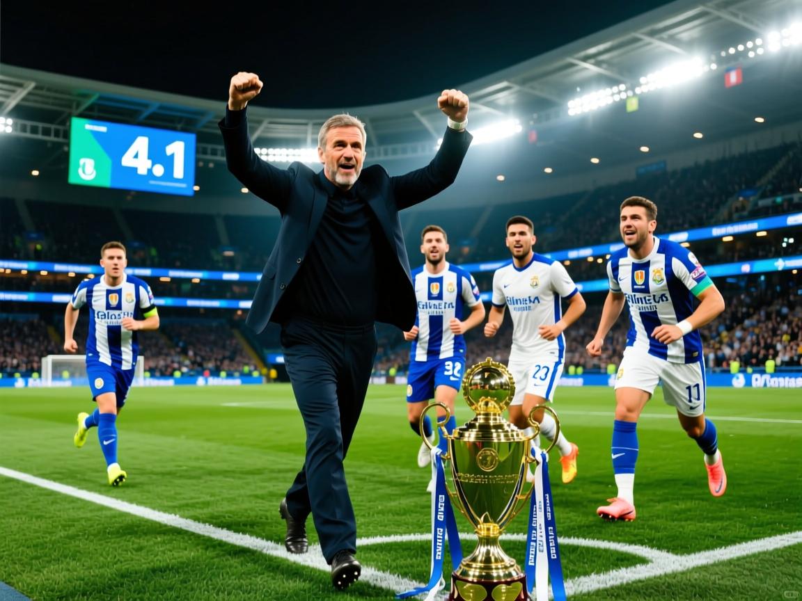 4-1!穆帅争冠对手大胜:葡超3强差8分,1队夺冠 第2张